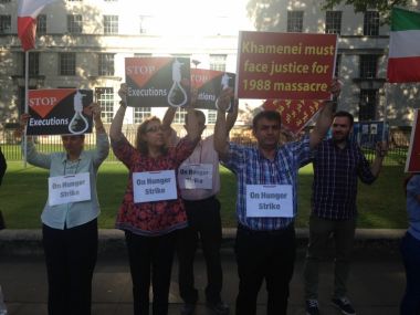 ایرانیان مقیم انگلستان علیه اعدام سنی ها اعتراض می کنند
